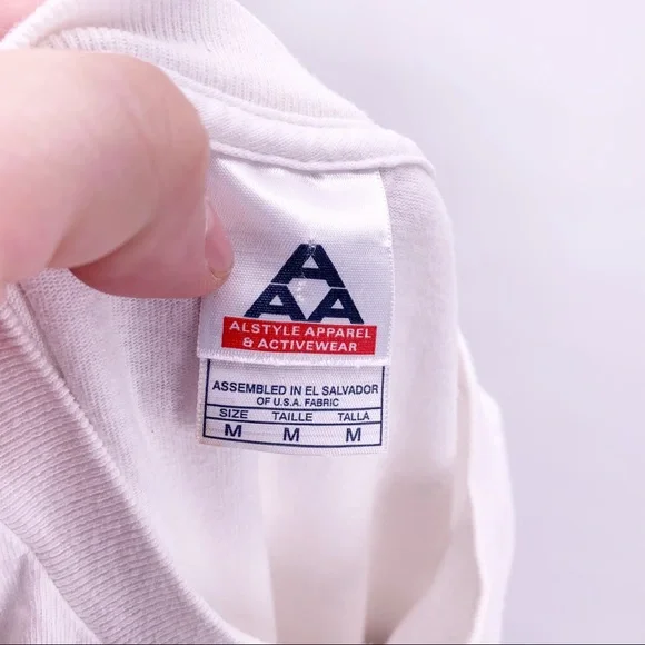 VINTAGE Cropped Las Vegas T-Shirt Size M - Picture 7 of 8